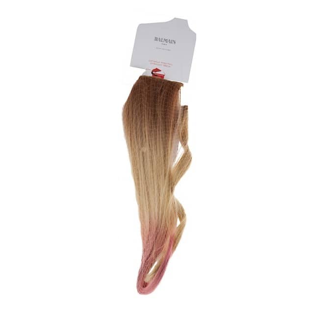 Balmain Catwalk Ponytail Memory®Hair 55 cm Dip Dye 9.10A Soft Pink prisegama uodega