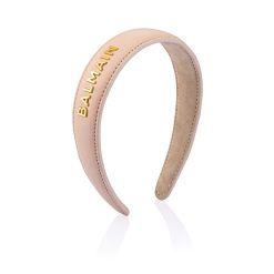 BALMAIN HAIR Ribto leidimo lankelis  Leather Headband SS22