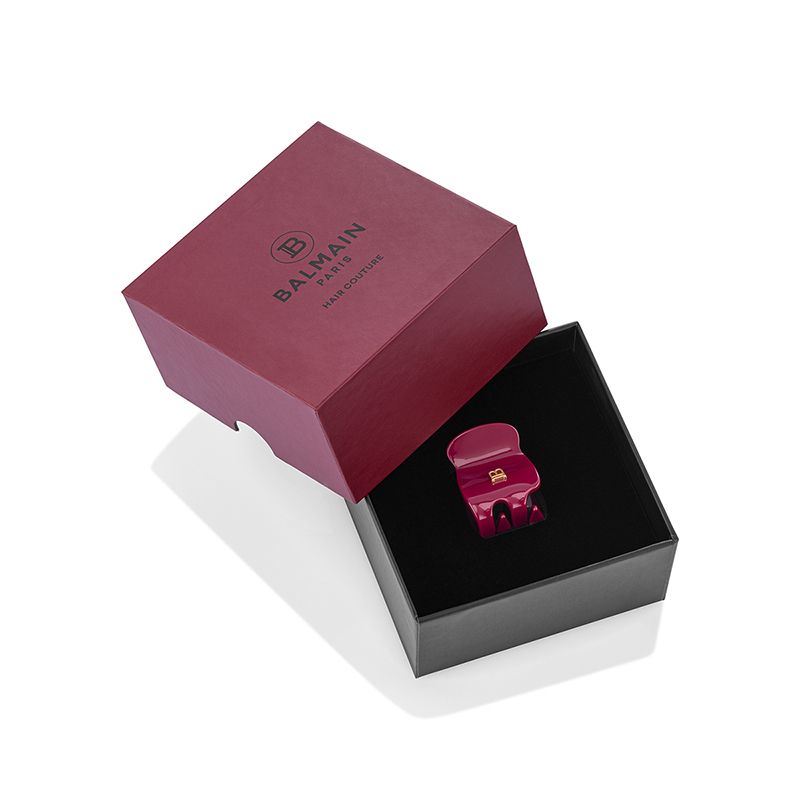 заколка для волос краб Velvet Burgundy XS / Pince à Cheveux Velvet Burgundy XS — изображение 4