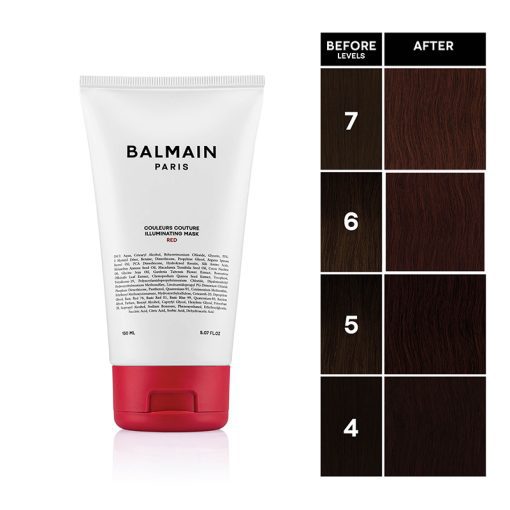 BALMAIN HAIR tooniv juuksemask punane / Illuminating Red Hair Mask 150ml — изображение 2