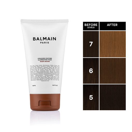 BALMAIN HAIR tooniv juuksemask soe pruun / Illuminating Warm Brown Hair Mask 150ml — изображение 2