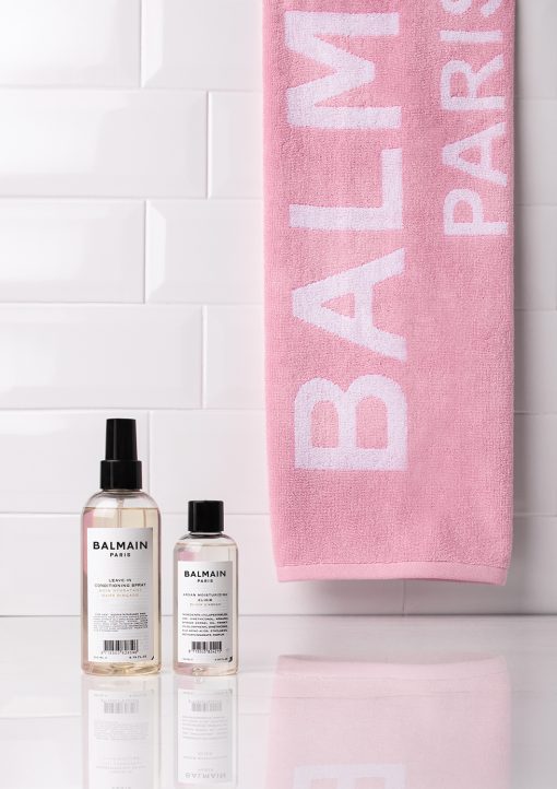 BALMAIN HAIR juukste kuivatamise rätik roosa / Hair Towel Pink — изображение 2