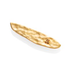 BALMAIN HAIRзолотая заколка для волос размер M / PRINTEMPS GOLDEN LEAF SLIDE