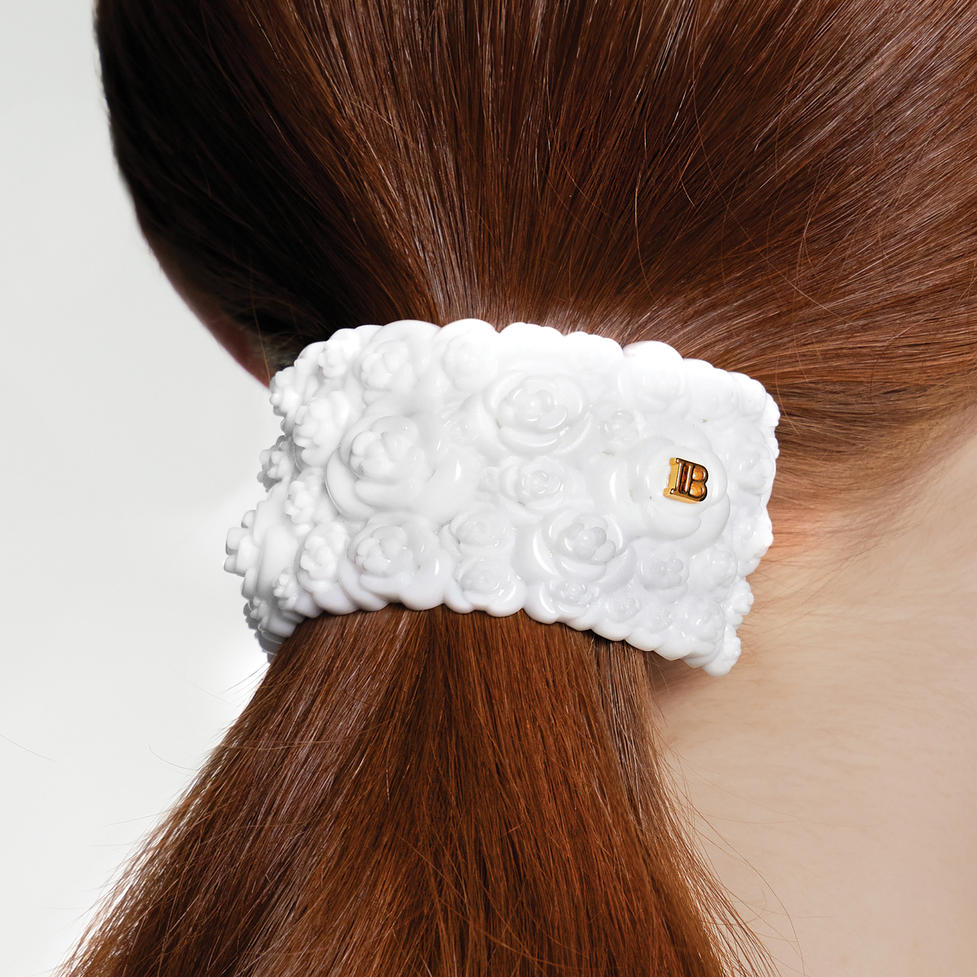BALMAIN HAIR Заколка с цветочным 3 D принтом / 3D FLORAL PONYTAIL CLIP — изображение 3
