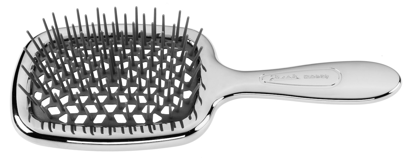 SUPERBRUSH Расчёска против спутывания волос, серебристая
