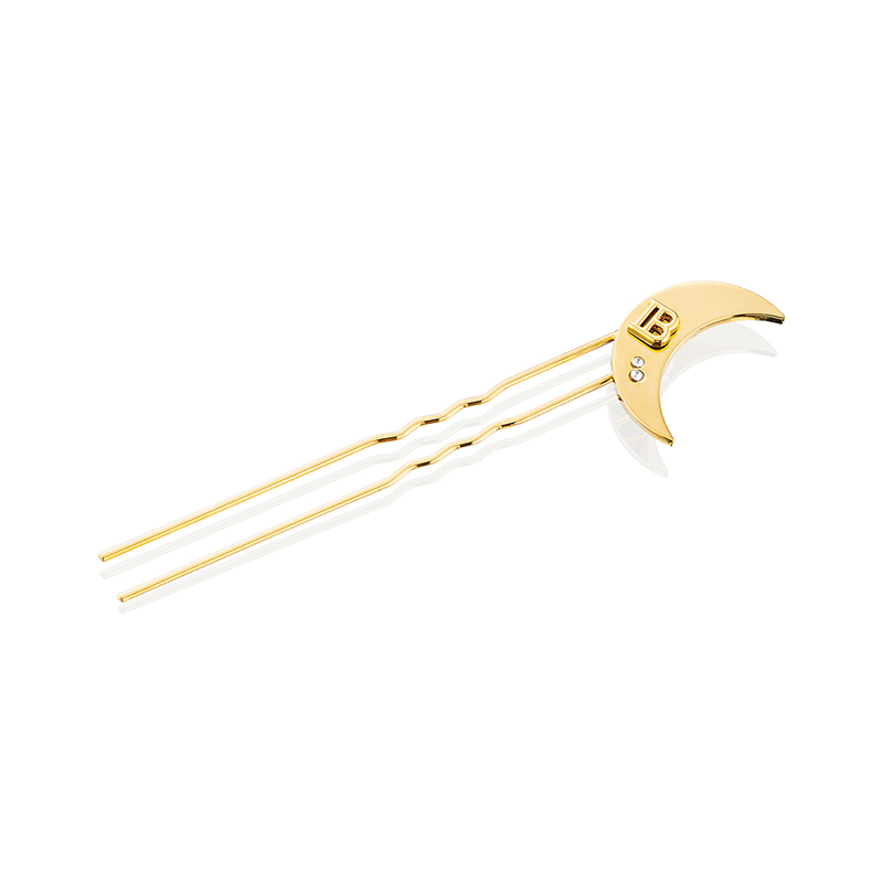 BALMAIN HAIR Набор заколок для волос с покрытием из 18K золота (3 шт.) — изображение 5