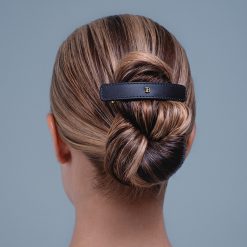 Alternative view of BALMAIN HAIR Кожаная заколка для волос Cosmic Sapphire L