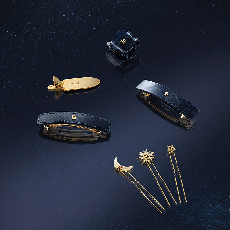 BALMAIN HAIR Заколка для волос с покрытием из 18K золота — изображение 4