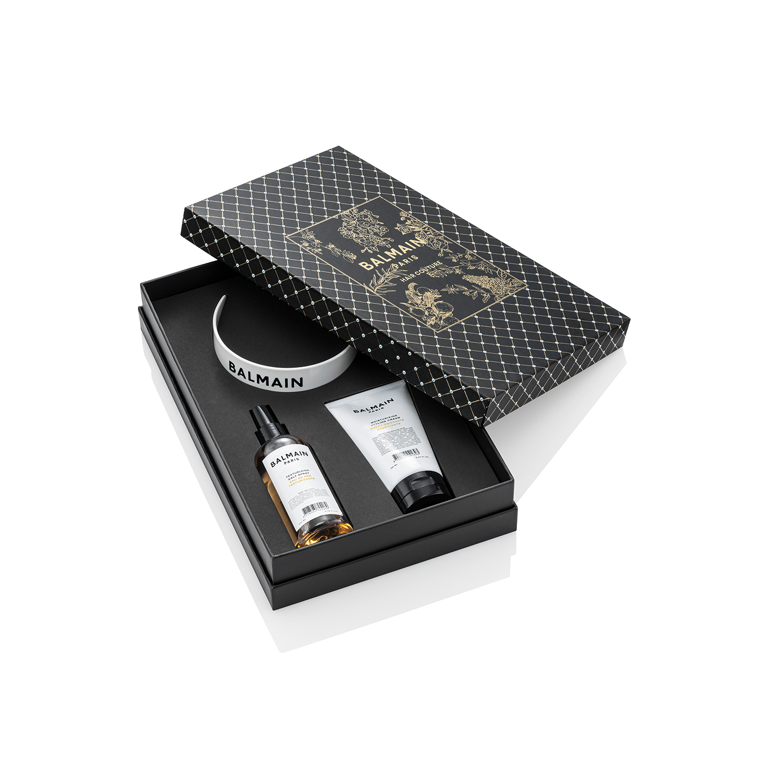 BALMAIN HAIR Комплект с белым обручем на голову / Legacy Acetate Headband Set — изображение 2