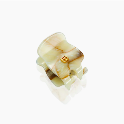 BALMAIN HAIR заколка для волос размер XS / Locks of Gold Marble Collection Pince XS
