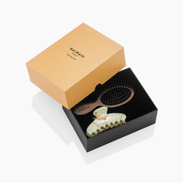 BALMAIN HAIR подарочный комплект / Locks of Gold Marble Collection Gift Set — изображение 2