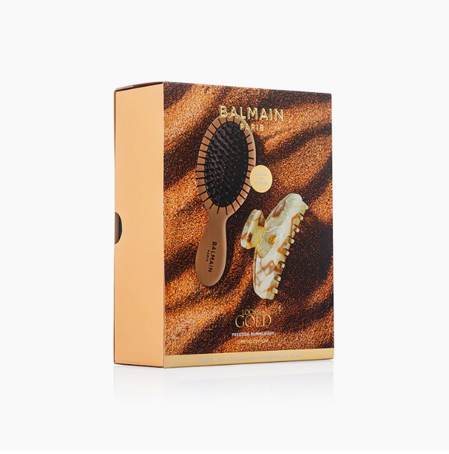 BALMAIN HAIR подарочный комплект / Locks of Gold Marble Collection Gift Set — изображение 3