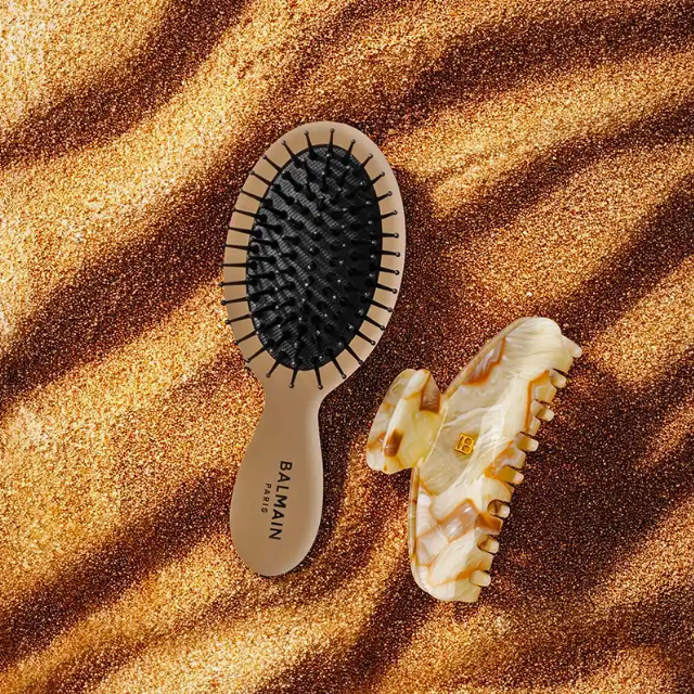 BALMAIN HAIR подарочный комплект / Locks of Gold Marble Collection Gift Set — изображение 4